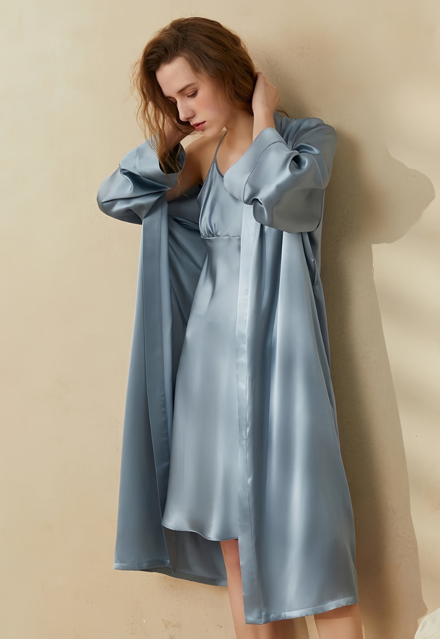 19 Momme Classic Robe - ErosLace