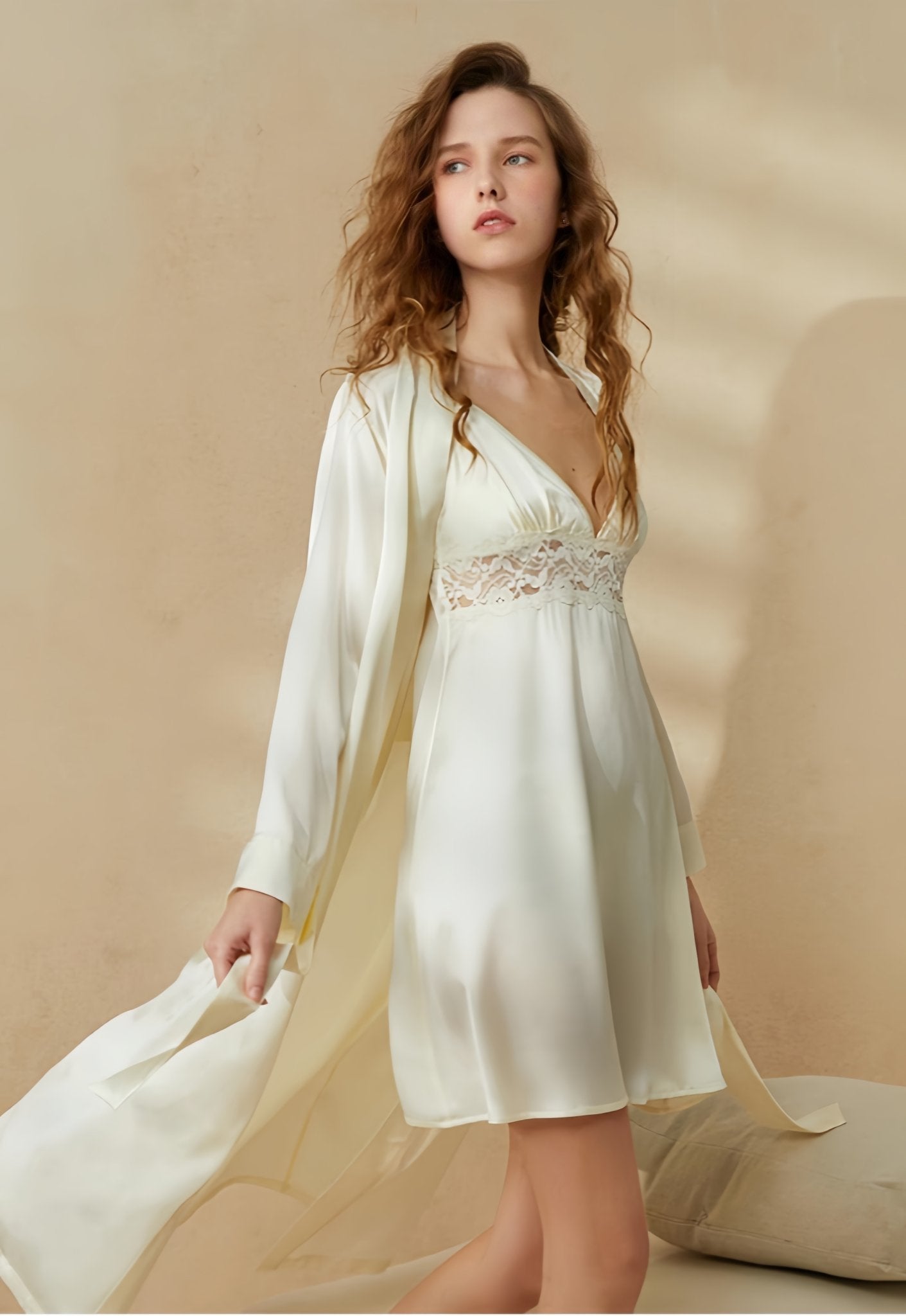 19 Momme Classic Robe - ErosLace