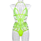 Bandage cutout sexy bodysuit - ErosLace