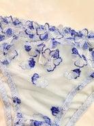 French Floral Embroidered Sheer Lingerie Set - Sensual & Youthful - ErosLace