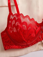 French Lace Push-Up Bra Set, Sensual and Available in Multiple Colors, Lingerie - ErosLace