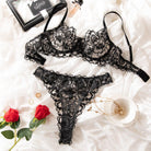 French Lace Sheer Thong - ErosLace