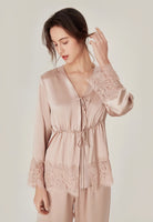 lace pajamas three piece set - ErosLace