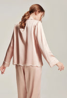 long sleeve silk suit - ErosLace