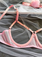 Pink Breast Exposed Sexy Underwear - ErosLace