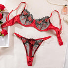 Pure Desire Simple Lace Transparent Floral Sexy Lingerie Ultra-Thin - ErosLace