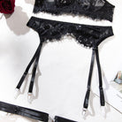 Sexy Pure Desire Lace Lingerie Set with Choker - 5 Pieces - ErosLace