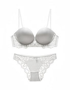 Smooth seamless cup lace bra set - ErosLace