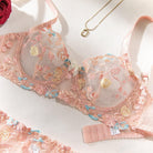 Versatile Minimalist Embroidered Floral Sheer Lingerie - ErosLace