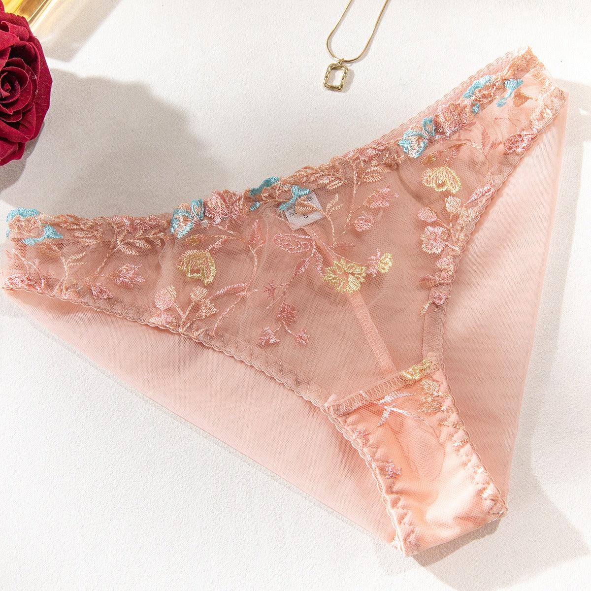 Versatile Minimalist Embroidered Floral Sheer Lingerie - ErosLace