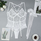 White lace bodysuit - ErosLace